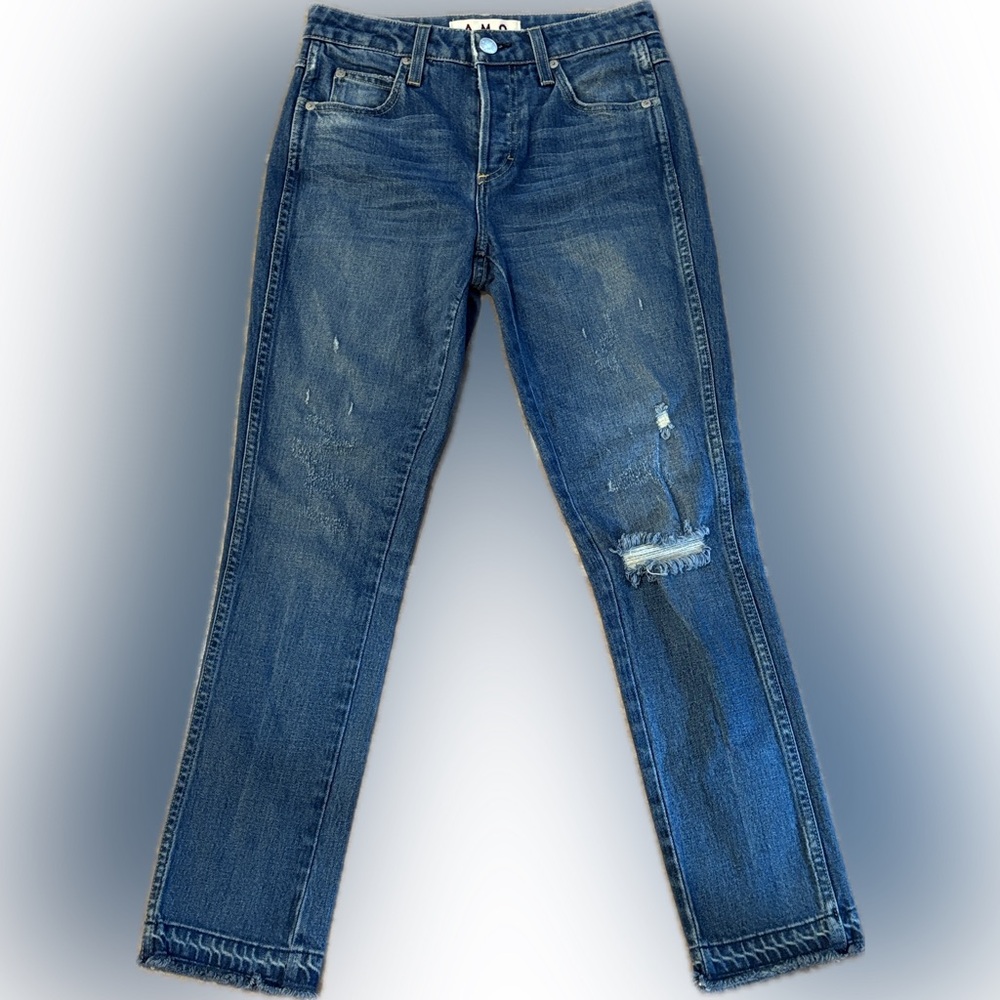 Amo jeans babe dive bar destroy $308 25 revolve